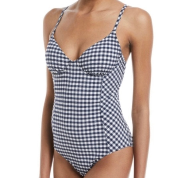 Tory Burch Gingham One Piece - Picture 3 of 4